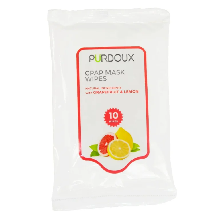 PURDOUX CPAP Wipes Travel Packet - Citrus Scented